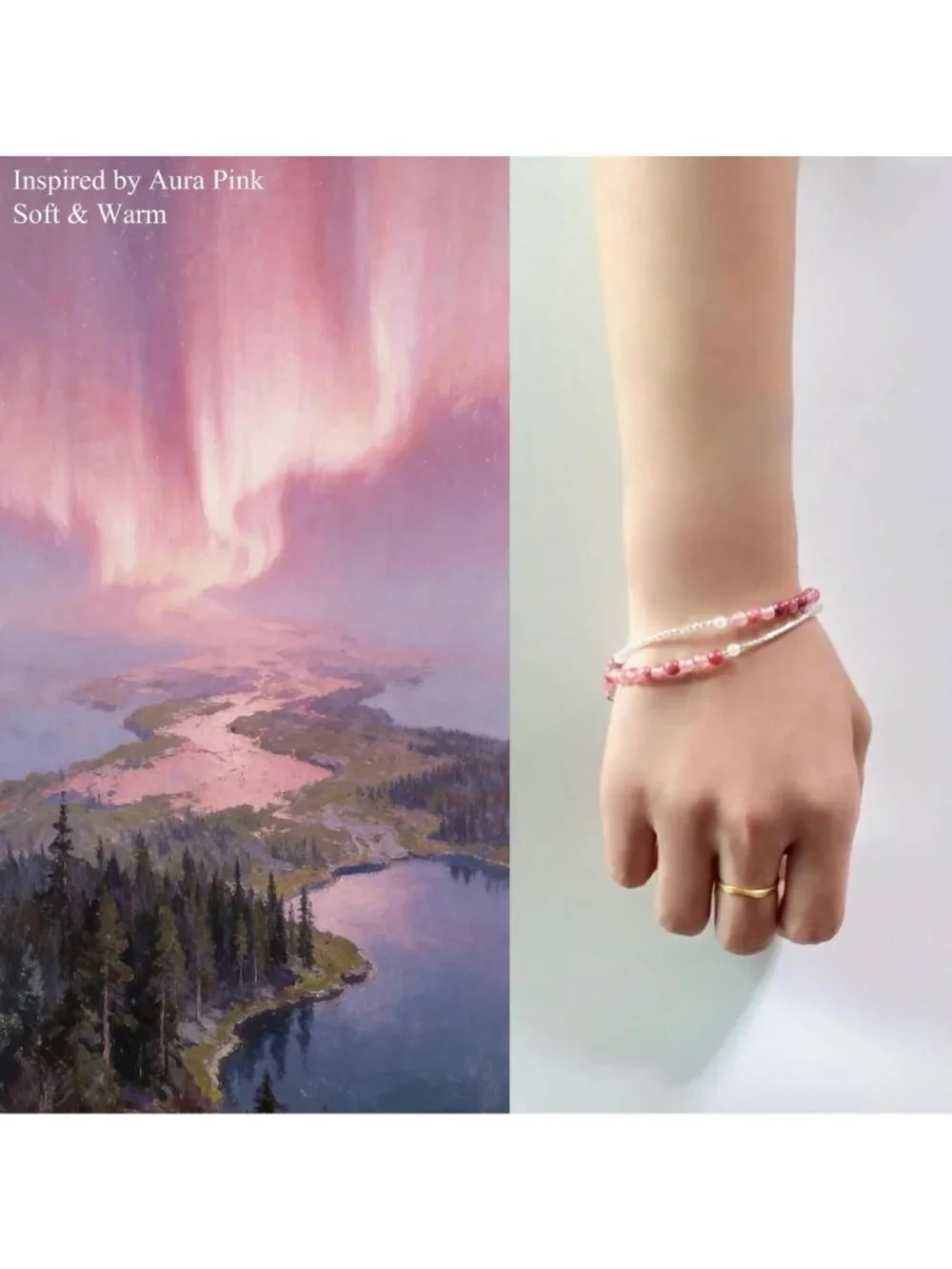 Handmade Natural Gemstone Crystal Bracelets for Women | Healing Energy Stretch